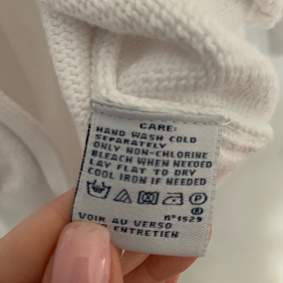 90’s Ralph Lauren Sport Vintage White Cardigan - Vintage - Picture 7 of 7